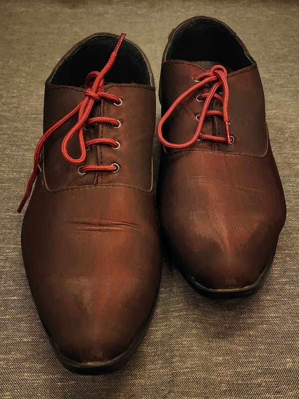Designer Garnet Party Shoes