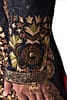 Bottle Green Silk Designer Wedding Sherwani - Image 4