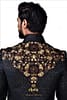 Bottle Green Silk Designer Wedding Sherwani - Image 3
