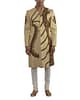 V-Neck Designer Embroidered Sherwani - Image 2