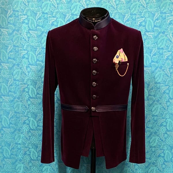 Stylized Designer Wine Bandgala - Image 2