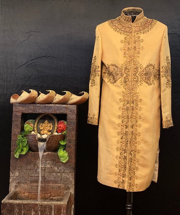 Hand Embroidered Designer Wedding Sherwani