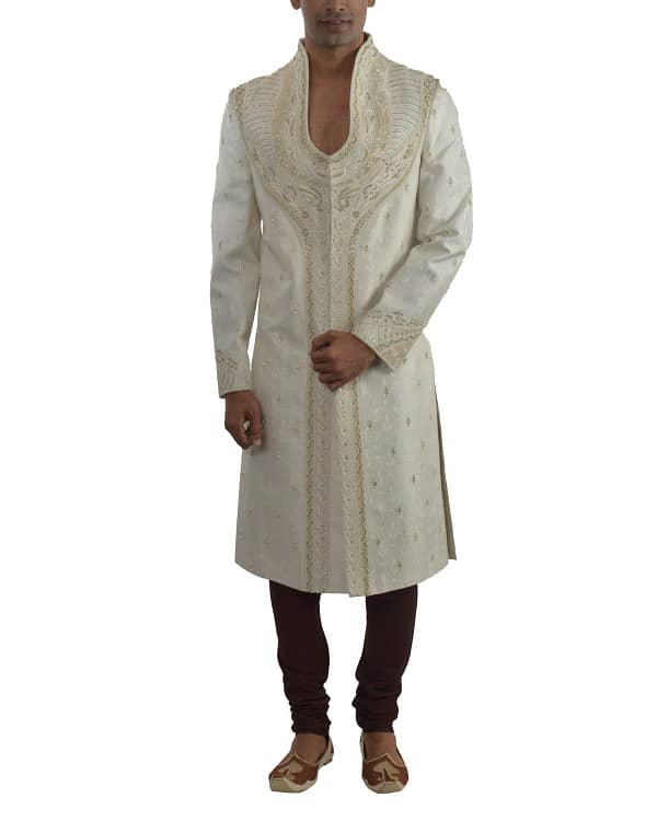 Futuristic Designer Groom Sherwani - Image 2